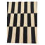 Tapis noir et blanc Newsom
