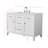 Tiosha 48" Single Bathroom Vanity In White With Engineered Stone Top