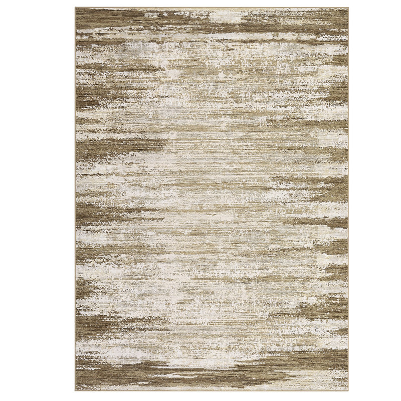 Abstract Machine Washable Rug with Rubber Backing for Living Room Modern Non-Slip Dining Room Rug Easy-Cleaning Floor Carpet for Bedroom Office