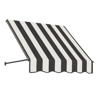 Auvent fixe en acrylique avec accoudoirs en corde de fer Awntech Santa Fe