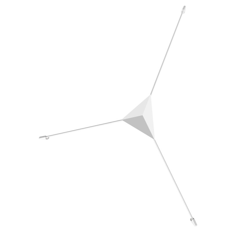 Large Satin White Dimmable LED Sconce
