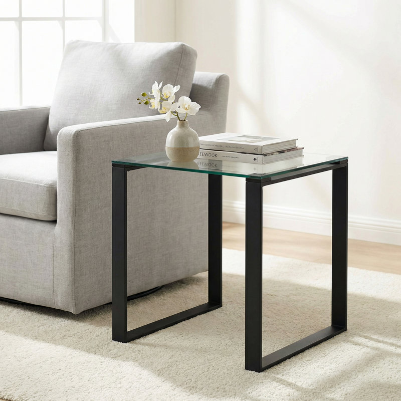 Chantrel Glass Top End Table