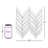 Divine Sprig 2" x 3" Ceramic Mosaic Wall Tile (0.86 Sq. Ft. / Sheet)-52031367