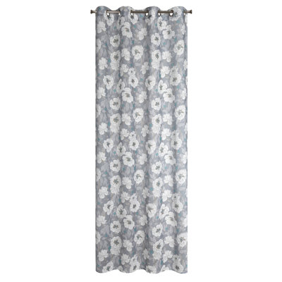 Aalena Semi Sheer Curtains Single Panel