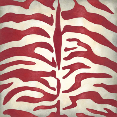 Vibrant Zebra I - Wrapped Canvas Print