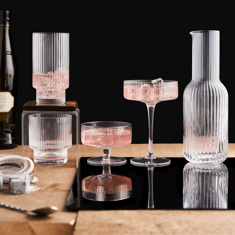 Hadley 11,5 oz. Ensemble de verres à whisky en cristal, Clair