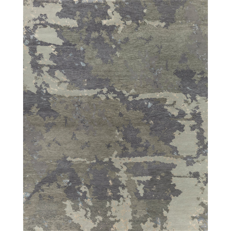Triste Abstract Area Rug, Rectangle 3' x 5'