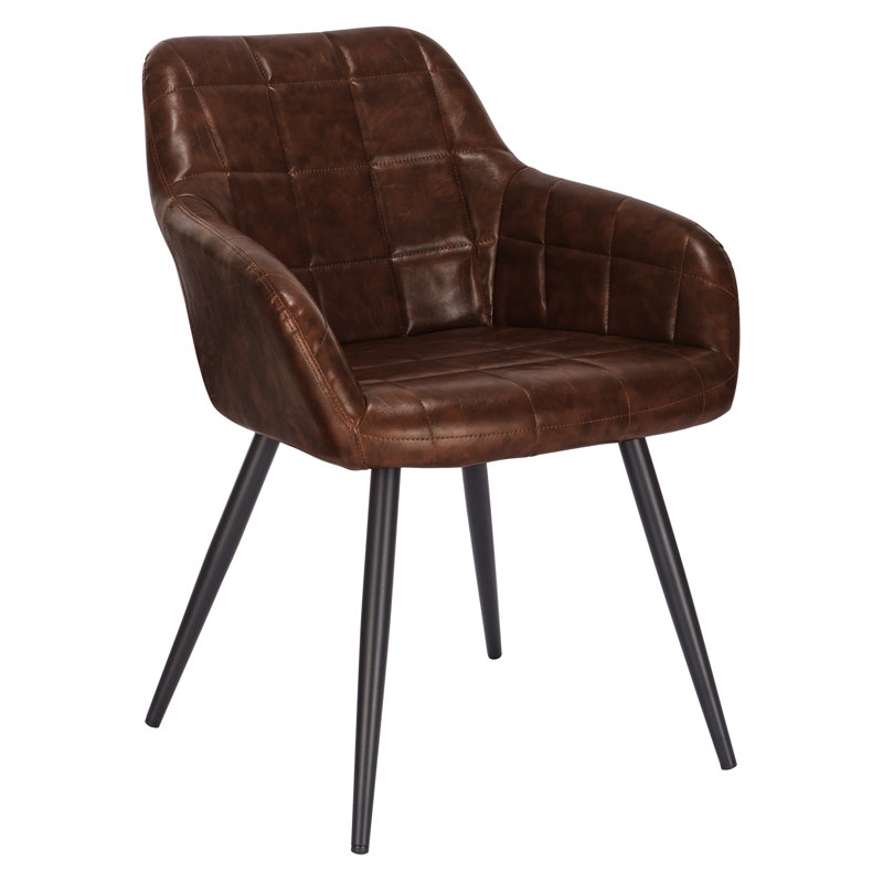 Antoinette Upholstered Dining Chair, Brown