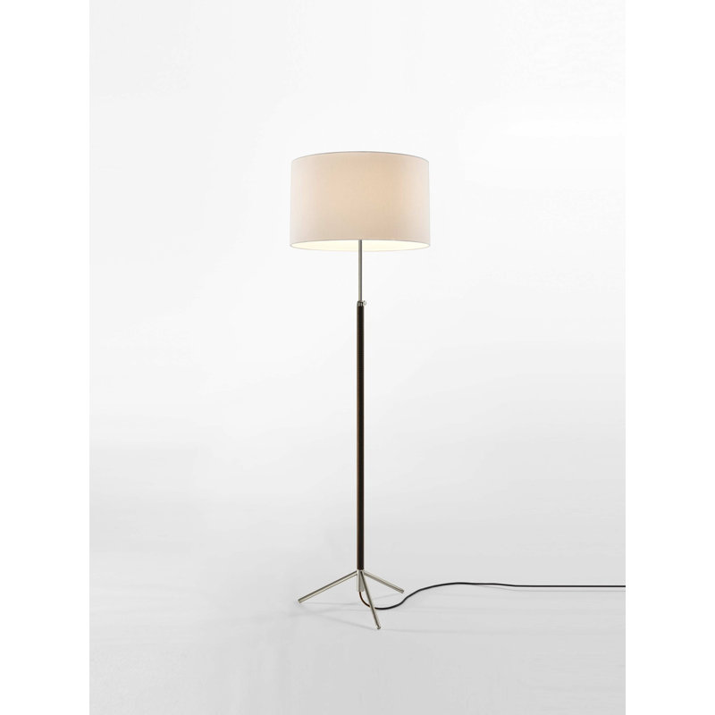 47.2" Traditional Floor Lamp, Chrome