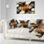 Coussin lombaire d’art fractal Abstract