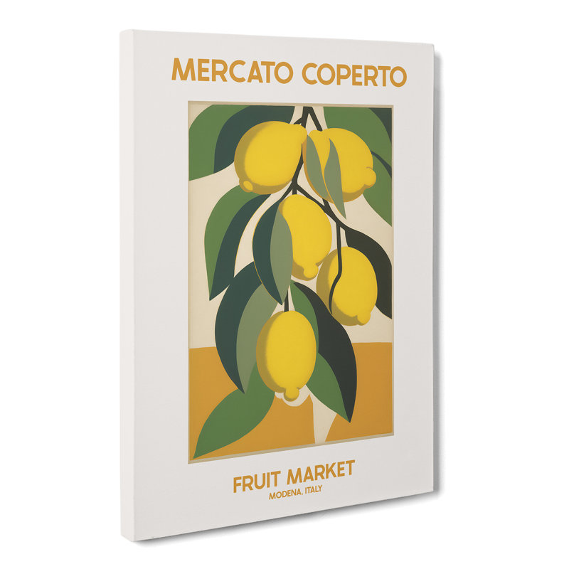 XMKTMKT-428 Mercato Coperto Fruit Market Exhibition 2 - Wrapped Canvas Print, 50cm H x 35cm W x 3cm D