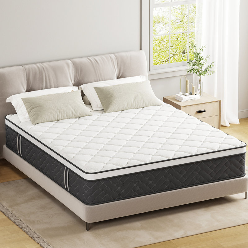 Medium Comfort Hybrid Memory Foam Pocket Sprung Mattress In A Box, 34cm, Kingsize (5')