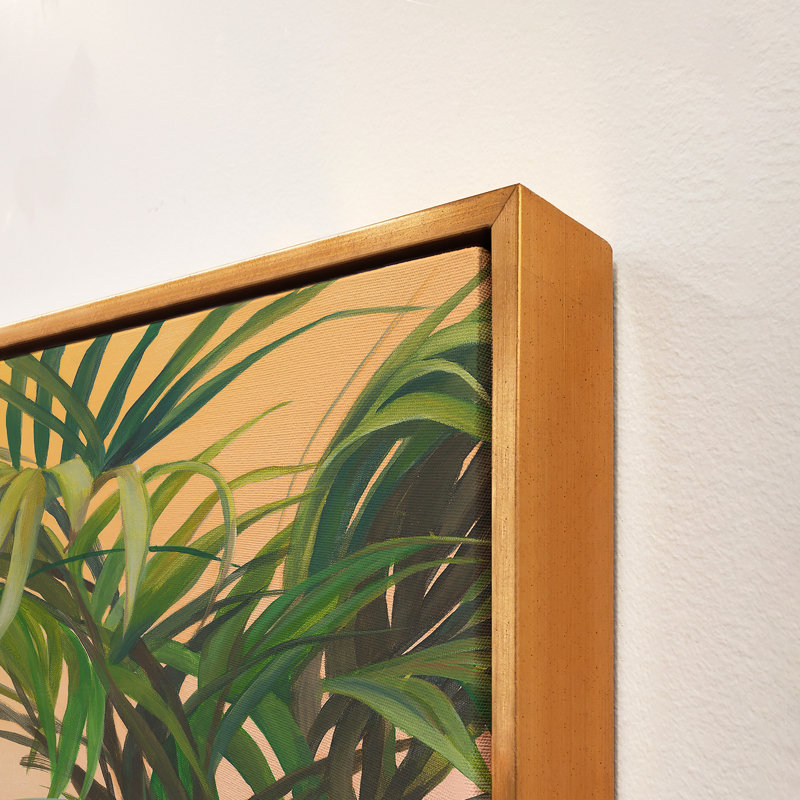 Serene Garden II Framed Painting Canvas