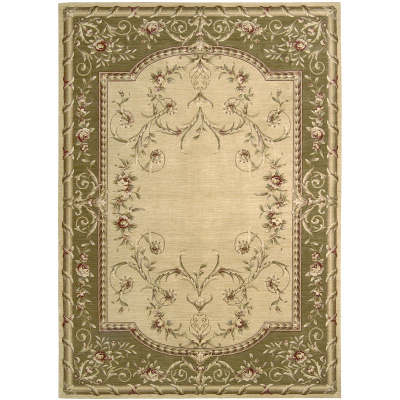 Payzley Wool Floral Indoor Rug, Rectangle 7'9" x 10'10"