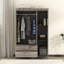 Armoire 3 portes avec 2 tiroirs