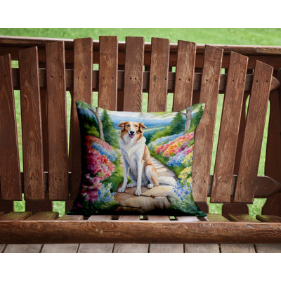 Spring Path Outdoor Throw Pillow