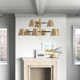 Aris 9 Light Metal Dimmable LED Chandelier