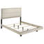 Lit à panneau tapissier Mid-Century moderne, pour chambre à coucher-765049930