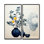 Art mural bleu et jaune Mid Century Minimalist