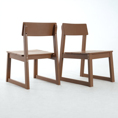 Ensemble de chaises de jardin HDPE