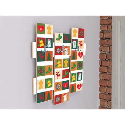 3 - Hook Wall Mounted Coat Rack