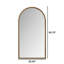 Miroir arqué pleine longueur rétro avec pieds de soutien, pour le salon, la chambre à coucher-1090959688