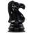 8" Tall Oversized Chess Set with Vinyl Roll-up Board