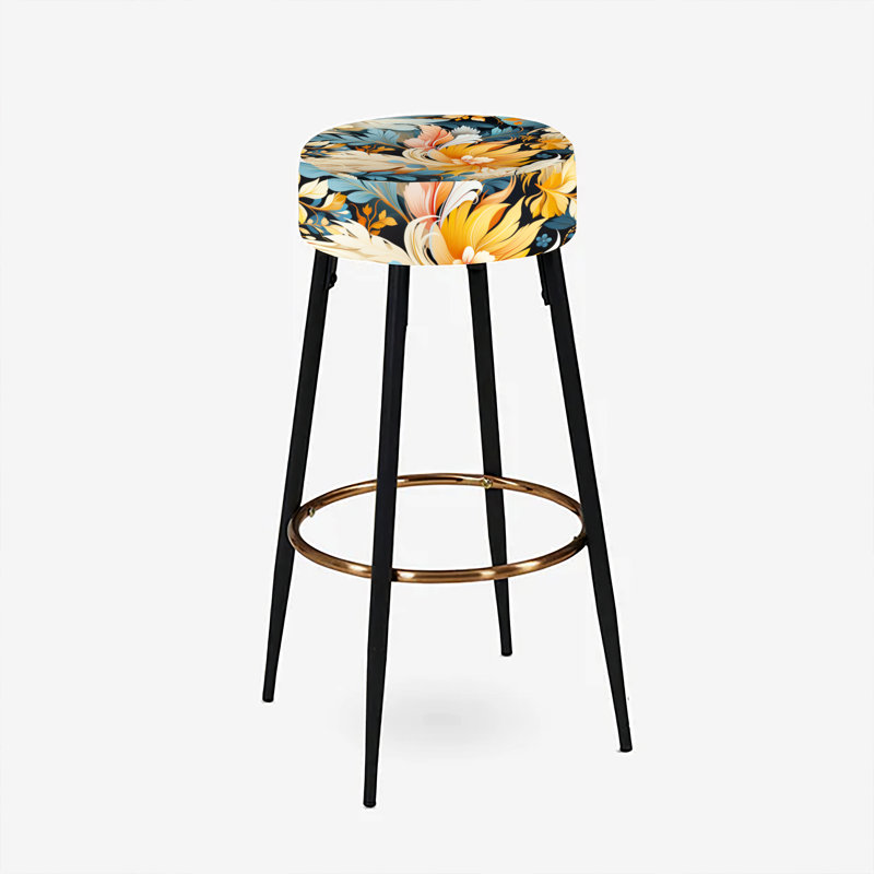 Ensemble de 2 tabourets de bar Earthy Tones Boho Inspire Feather
