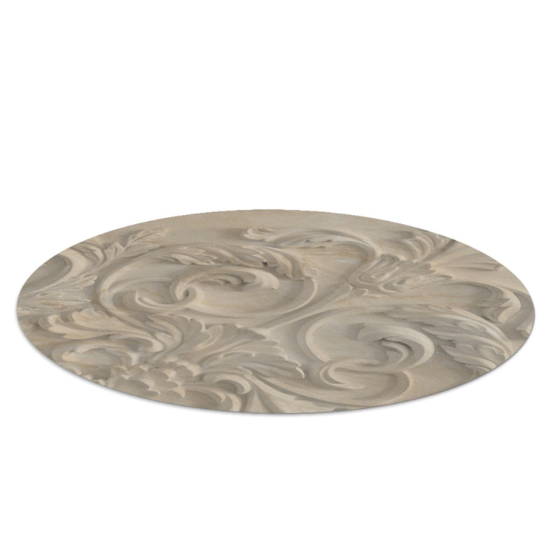 Karitas Hard Floor Straight Round Chair Mat