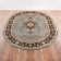 Belliere Medallion Kashan Light Blue Traditional Rug