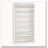 31.49" Width White Shoe Cabinet, 9 Tiers 40-45 Pairs Heavy Duty Wood Freestanding Shoe Storage Cabinet-891397756