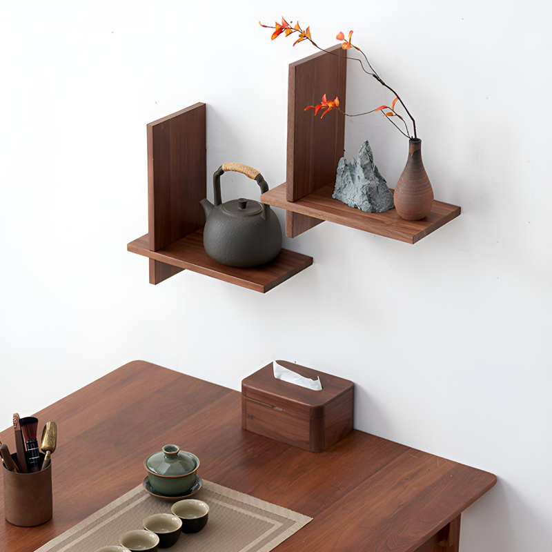 Solid Wood Floating Wall Shelf