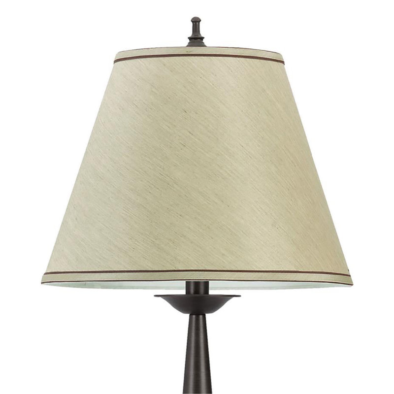 Bronze & Beige Cone Shade Table Lamps (Set of 2) for Elegant Home Lighting