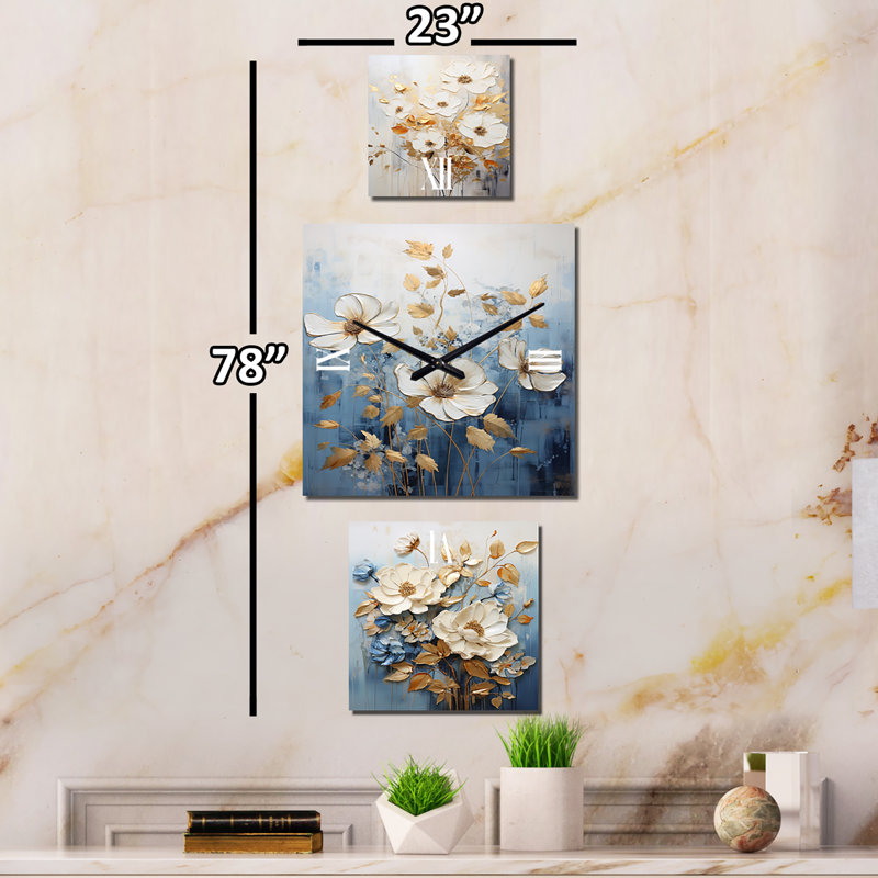 Makayle Metal Wall Clock