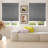 ARLO BLINDS Semi-privacy Grey-brown Bamboo Roman Shades-1758095974