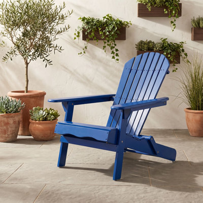 Chaise Adirondack pliante en bois