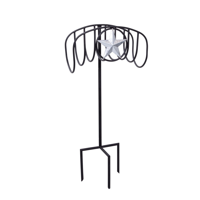 Support de tuyau en acier, Blanc