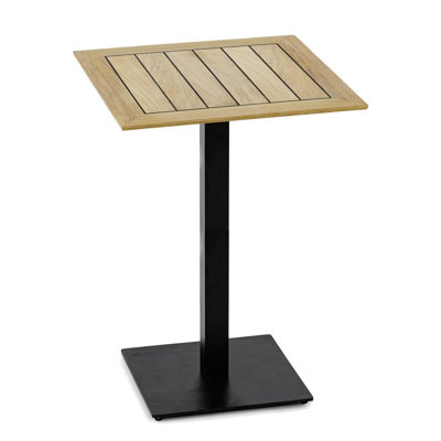 Square Teak Outdoor Bar Table