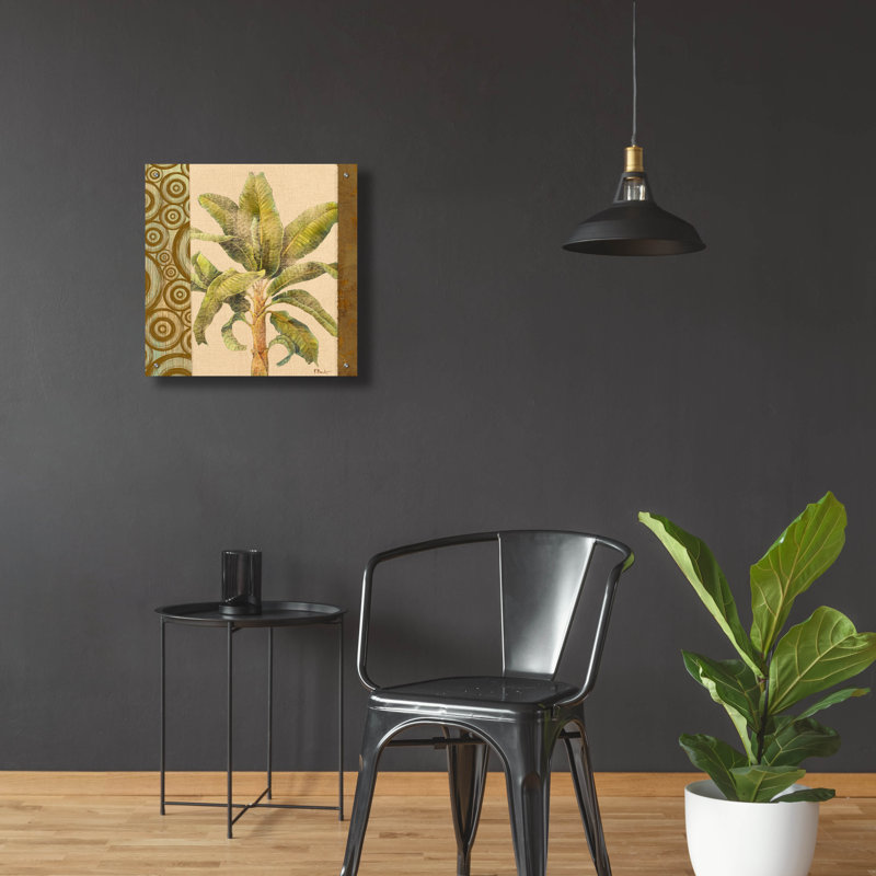 «Parlor Palm I» par Paul Brent, H 24 po x l 24 po x P 0,2 po