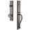 Carré Handleset with Single Cylinder Deadbolt and Bouton Door Knob and Rosette