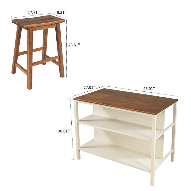Ensemble de salle à manger rectangulaire L 45,01 po x l 27,01 po Tario