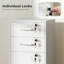 40 cm W 3 -Drawer Wheels / Casters included Mobile Filing Cabinet-400047509