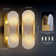 1-Light 14" Dimmable Wall Mounted Sconce with Alabaster Shade (Bulbs Included)