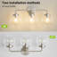 Luminaire de salle de bain à intensité variable avec abat-jour en verre soufflé à la main Karlei-362423860-362368881-367042661