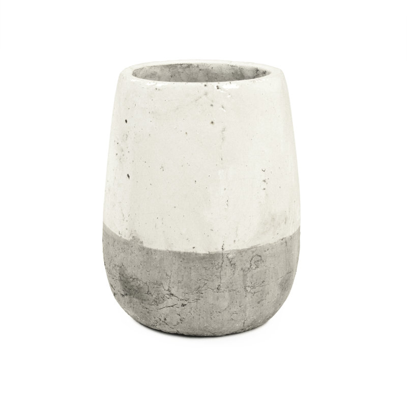 Seleste Handmade Ceramic Jar, 8" H x 7" W x 7" D