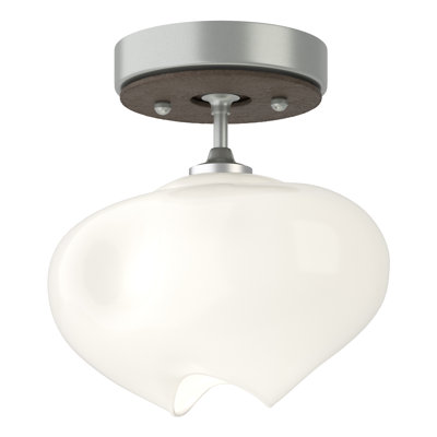 Ume Frosted Glass 1 - Light Semi Flush Mount