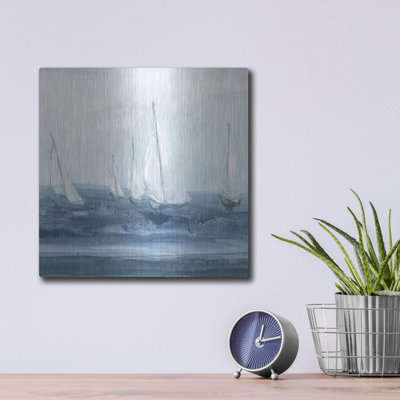 Breakwater Bay 'Group Sail 1 ' by Chris Paschke Metal Wall Art