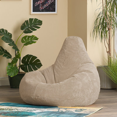 Bean Bag Bazaar Dalton Corduroy Recliner Bean Bag