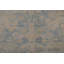 Tapis bleu en laine noué à la main de conception unique 3 pi 11 po x 4 pi 11 po New Age
