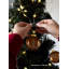  Ornement en verre 4 "Amber Palm